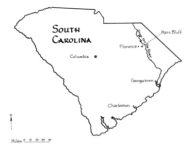 South Carolina Map