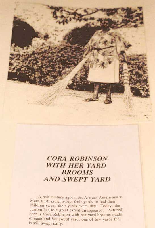 Dora Robinson swept yard