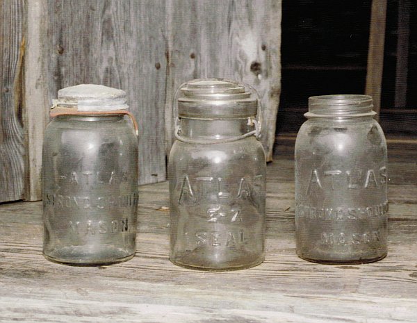 Empty quart jars